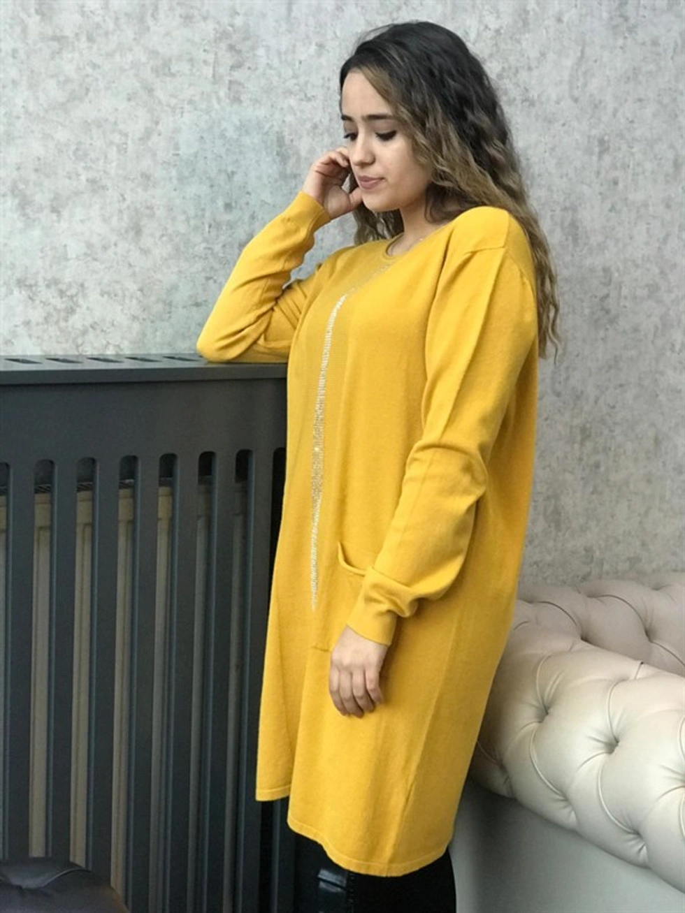 Şerit Detay Tunik -