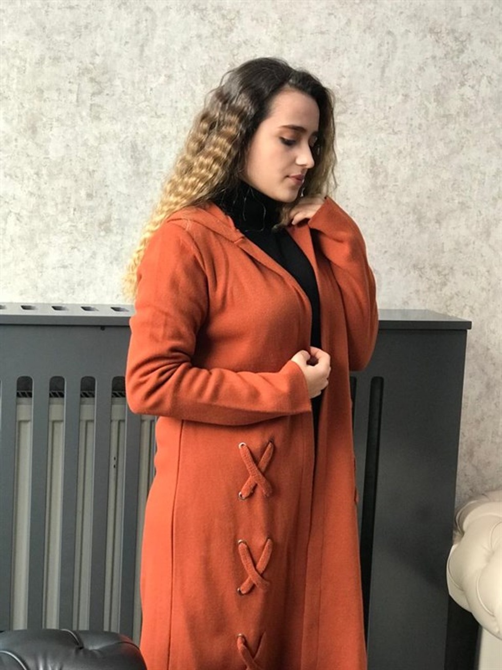 Bağcık Detay Hırka -