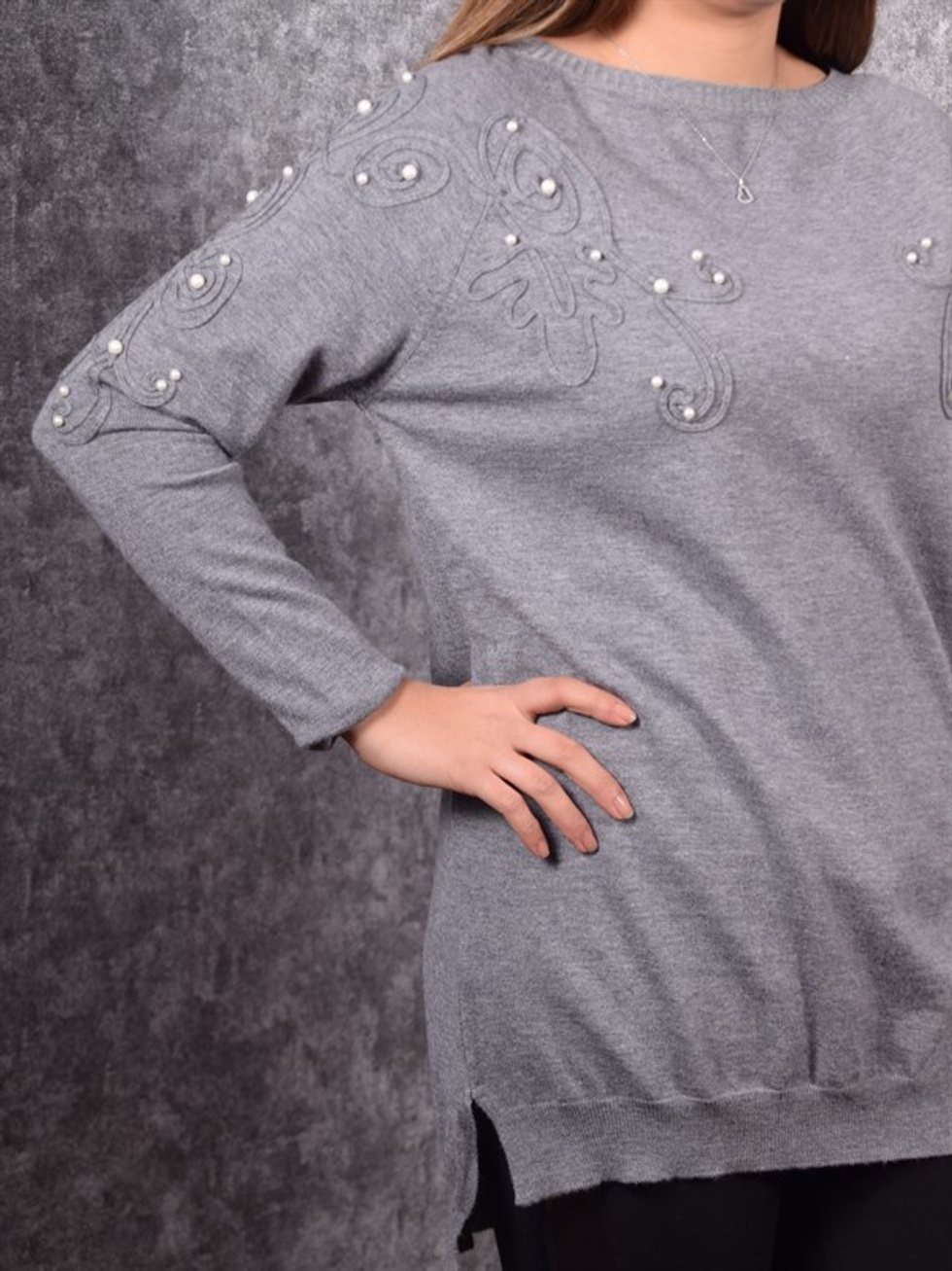 İnci Detay Triko -