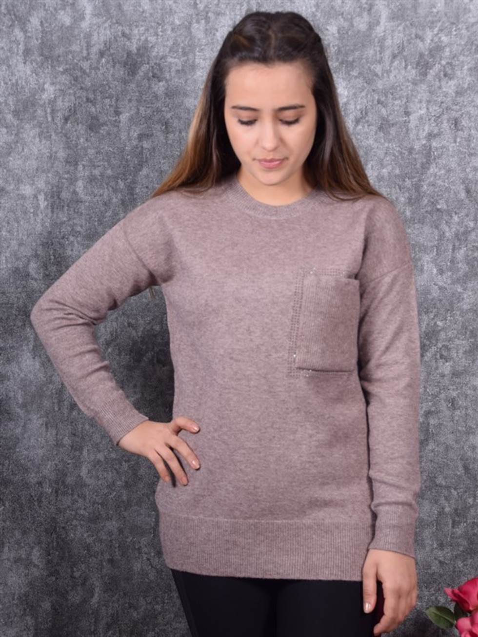 Cep Detay Trikko -