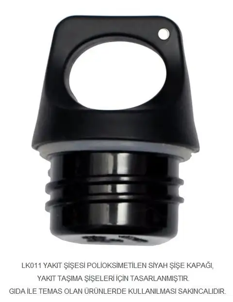Tek Renk Siyah kapak Alüminyum Futura Yakıt Şişe için LK011