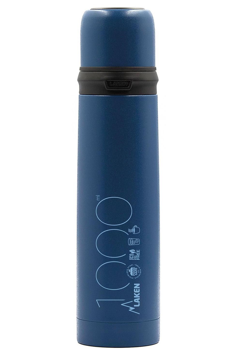 ST.STEEL THERMO BOTTLE 1 L BLUE