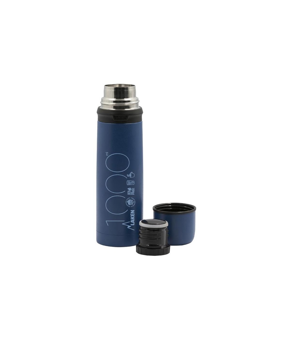 ST.STEEL THERMO BOTTLE 1 L BLUE