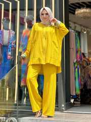 Ftz Women Kadın Pantolonlu Takım Sarı