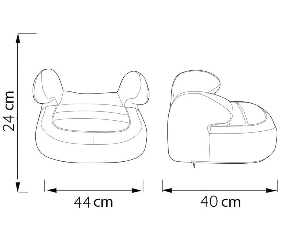 ComfyMax Prestige Luxe 15-36kg Yükseltici / Oto koltuğu - Saphir