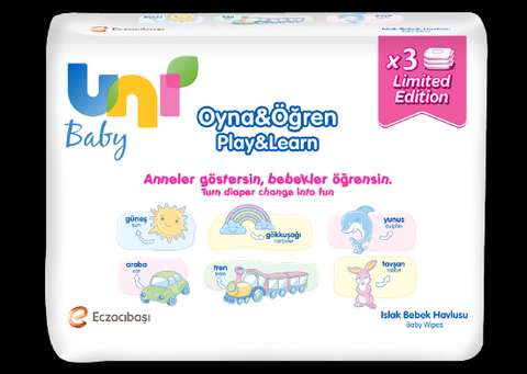 Oyna Öğren Bebek Islak Mendili 156 Yaprak