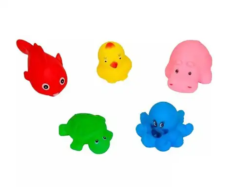 Toys Neşeli Banyo Oyuncakları Sevimli Hayvanlar 5'li
