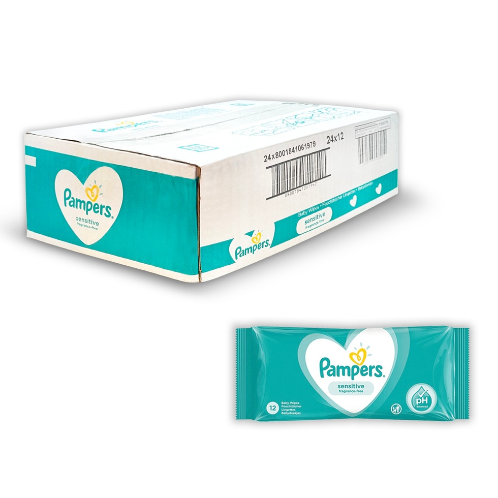 Pampers Baby Sensitive Islak Havlu 24 lü Fırsat Paket (288 Yaprak)