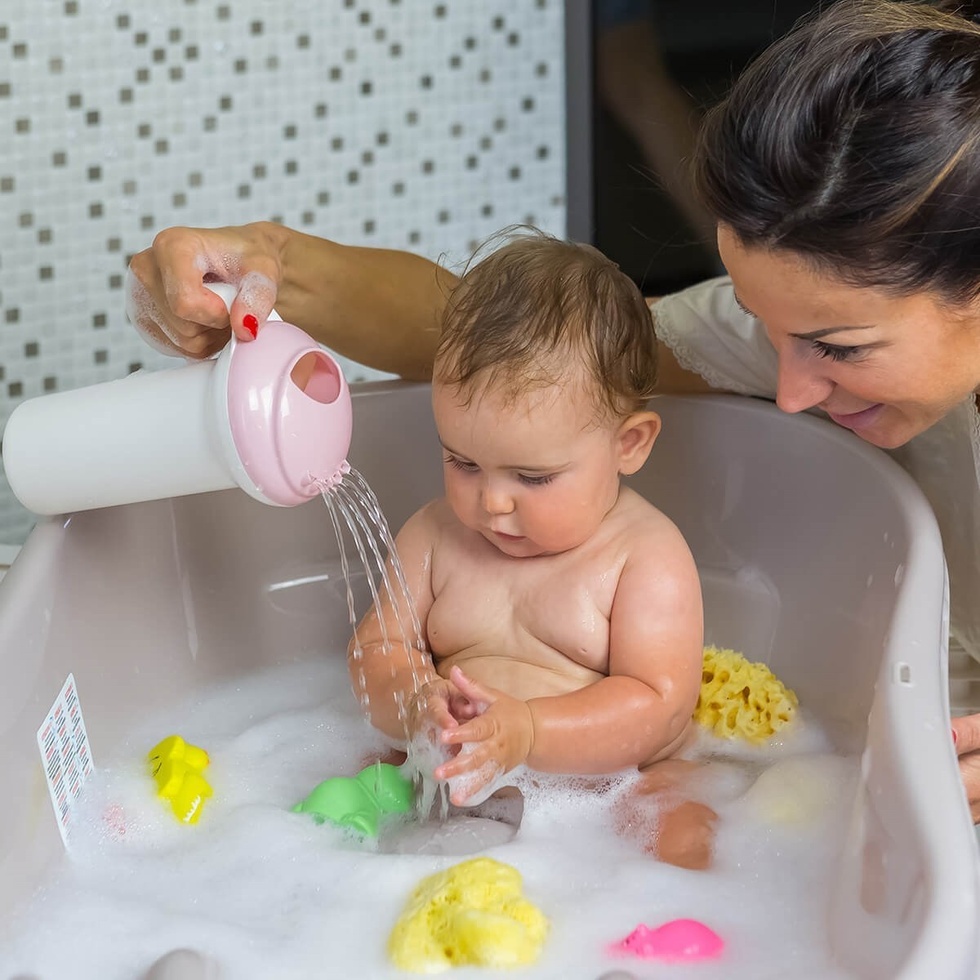 Onda Banyo Küveti & Splash Bebek Duşu / Gri