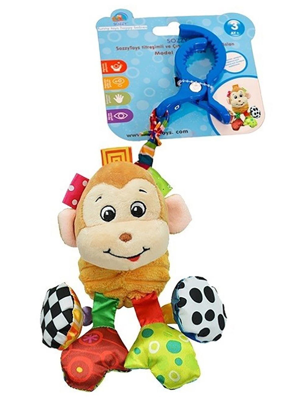 Toys Titreşimli ve Çıngıraklı Hayvanlar - Maymun - SZY156