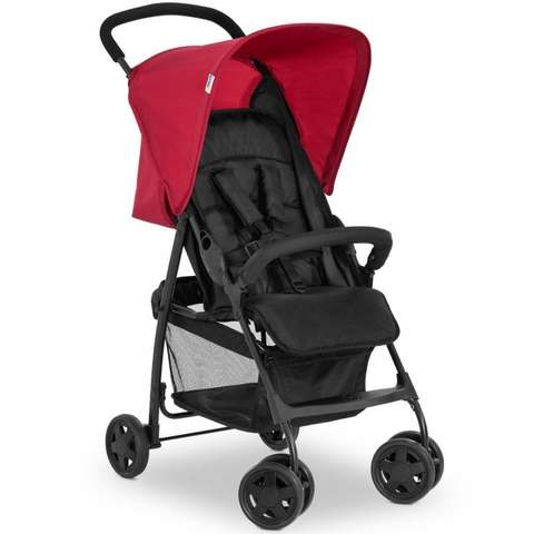Ultra Hafif Tam Yatarlı Sport Bebek Arabası - Red