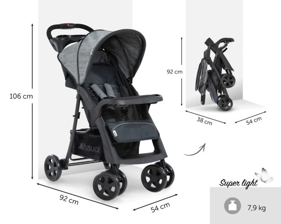 Shopper Neo II Bebek Arabası – Grey