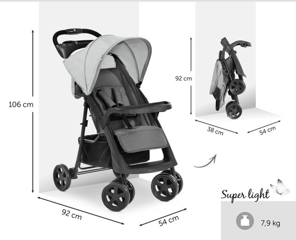 Shopper Neo II Bebek Arabası – Grey