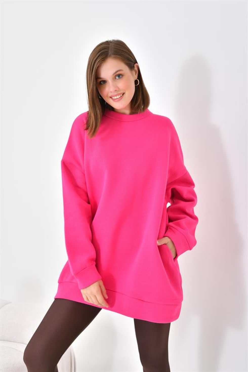 Ftz Women Kadın 3 İp Şardonlu Sweatshirt