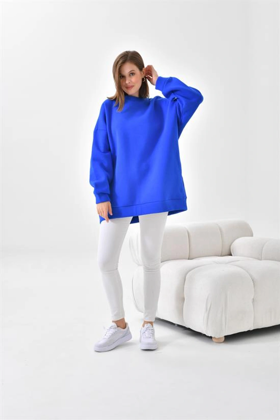 Ftz Women Kadın 3 İp Şardonlu Sweatshirt