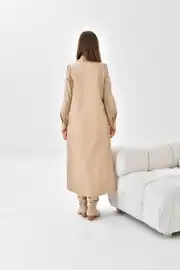 Ftz Women Kadın Deri Elbise