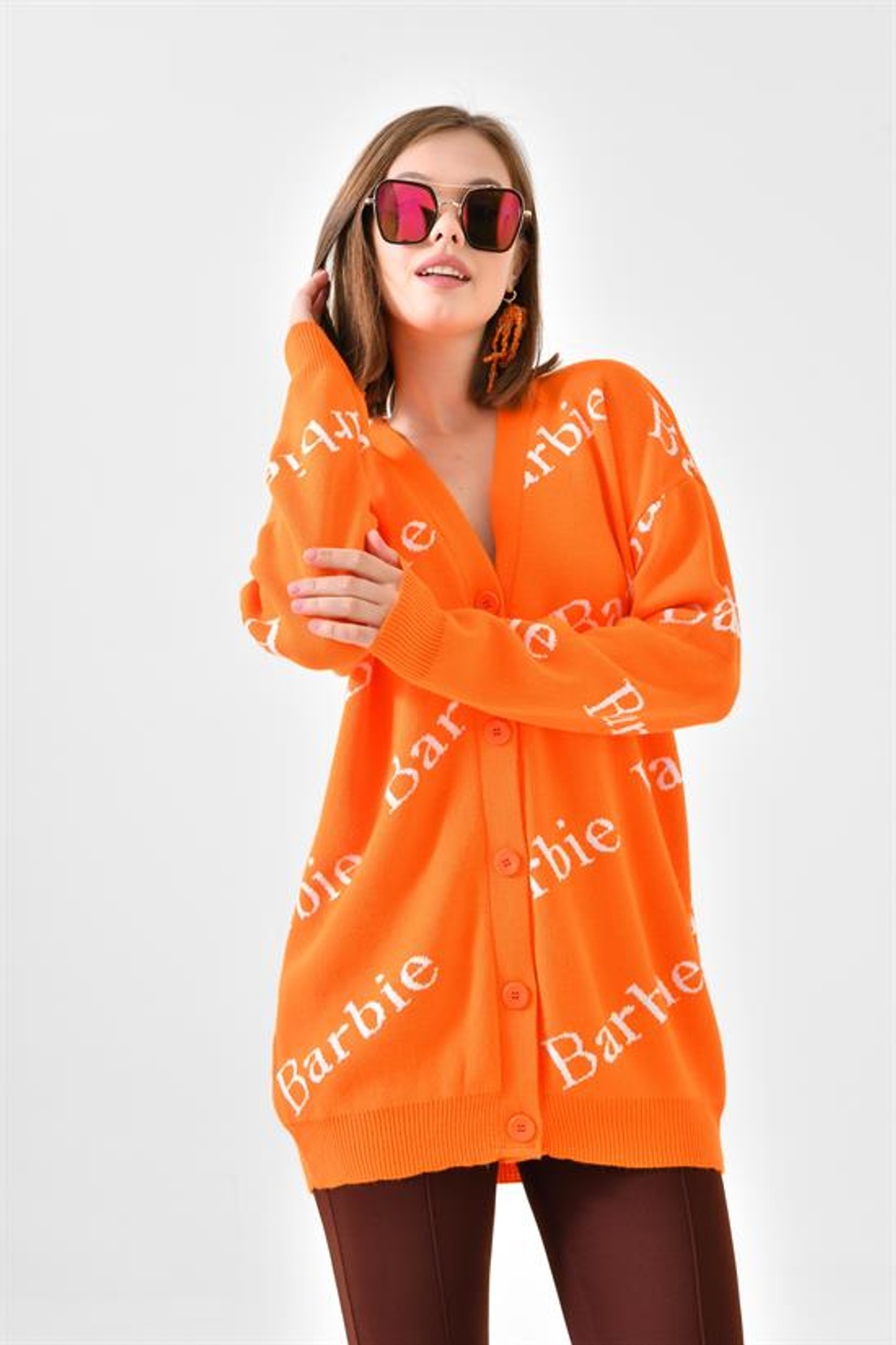 Ftz Women Kadın Barbie Hırka Orange