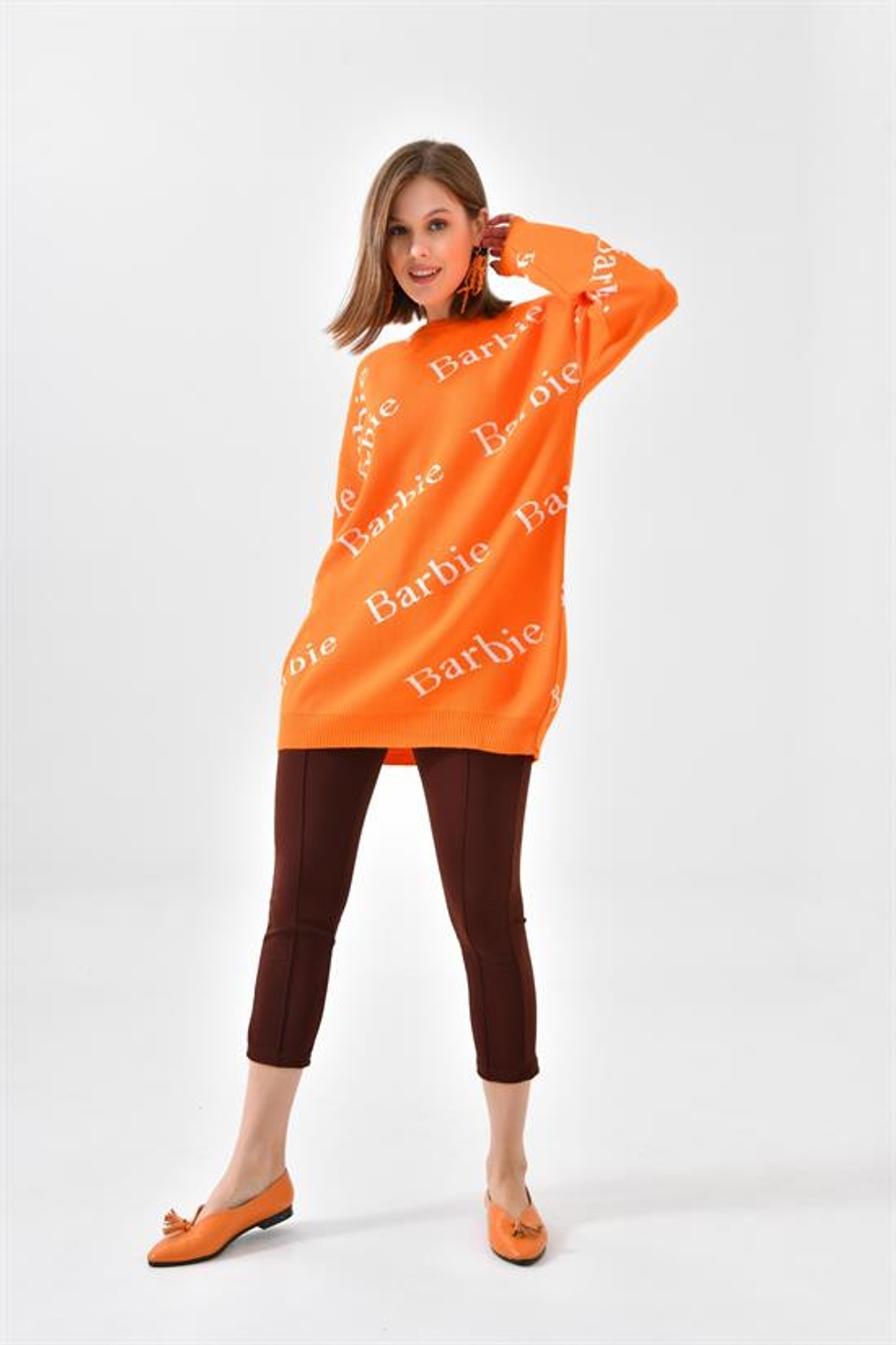 Ftz Women Kadın Barbie Kazak Orange