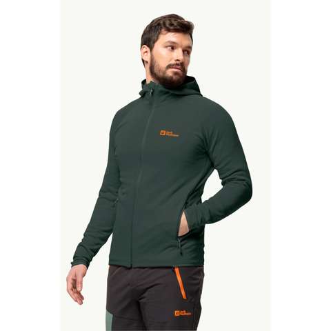 Siyah Jack Wolfskın BAISELBERG HOODED FZ M Erkek Ceket JCK1710541-4161