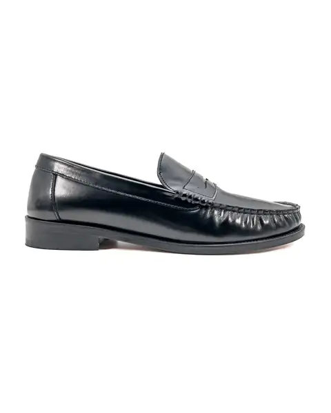 Siyah Punta Hakiki Deri Klasik Erkek Ayakkabı