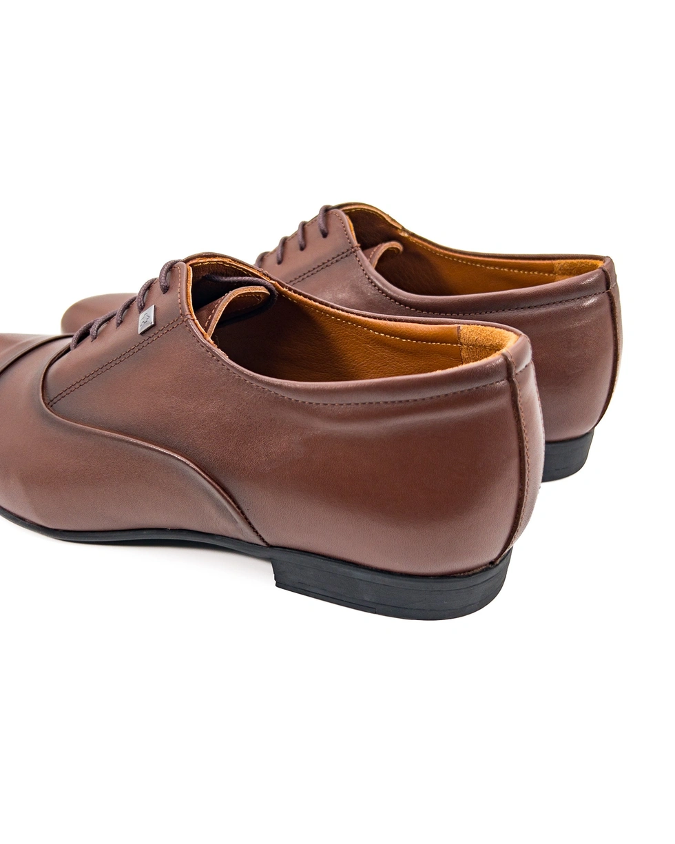 Selanik Kahve Hakiki Deri Klasik Erkek Ayakkabı