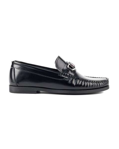 Siyah Romance Rugan Hakiki Deri Klasik Erkek Ayakkabı