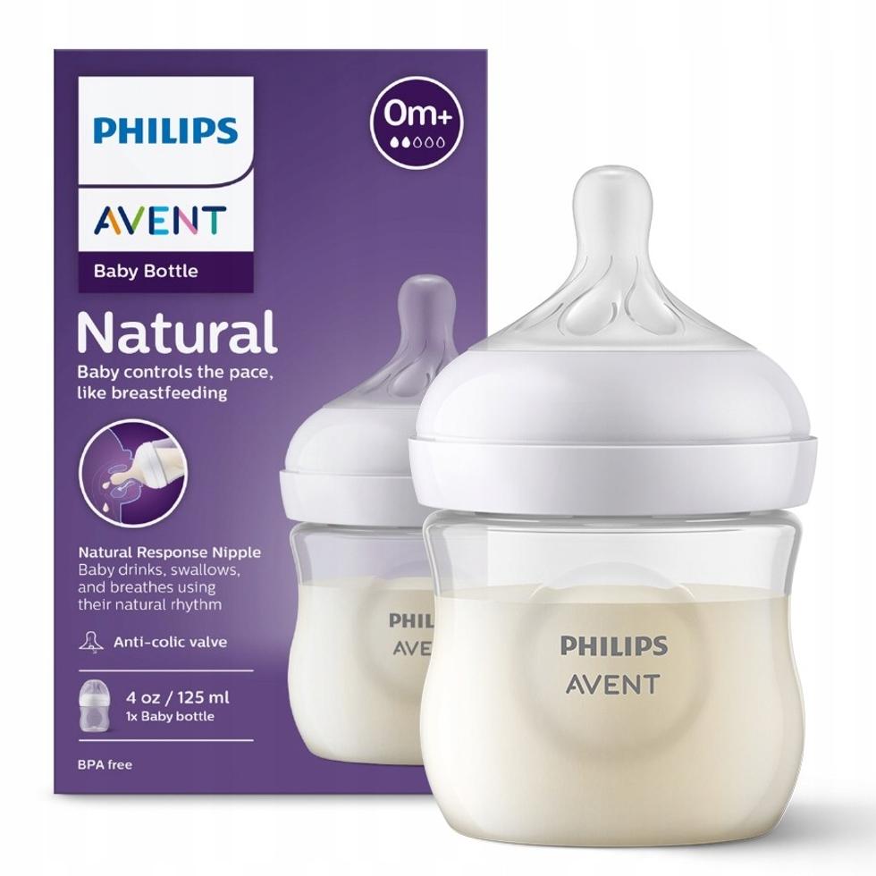 Philips Natural Response PP Biberon 0 Ay+125ml SCY900/01