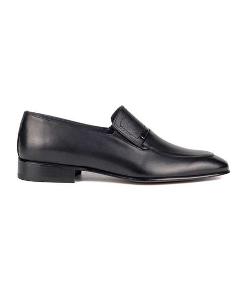 Siyah Senza Hakiki Deri Klasik Erkek Ayakkabı