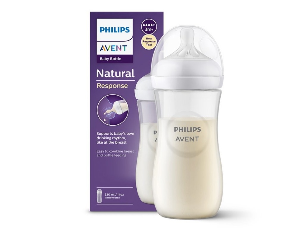 Philips Natural Response PP Biberon 3 Ay+ 330ml SCY906/01