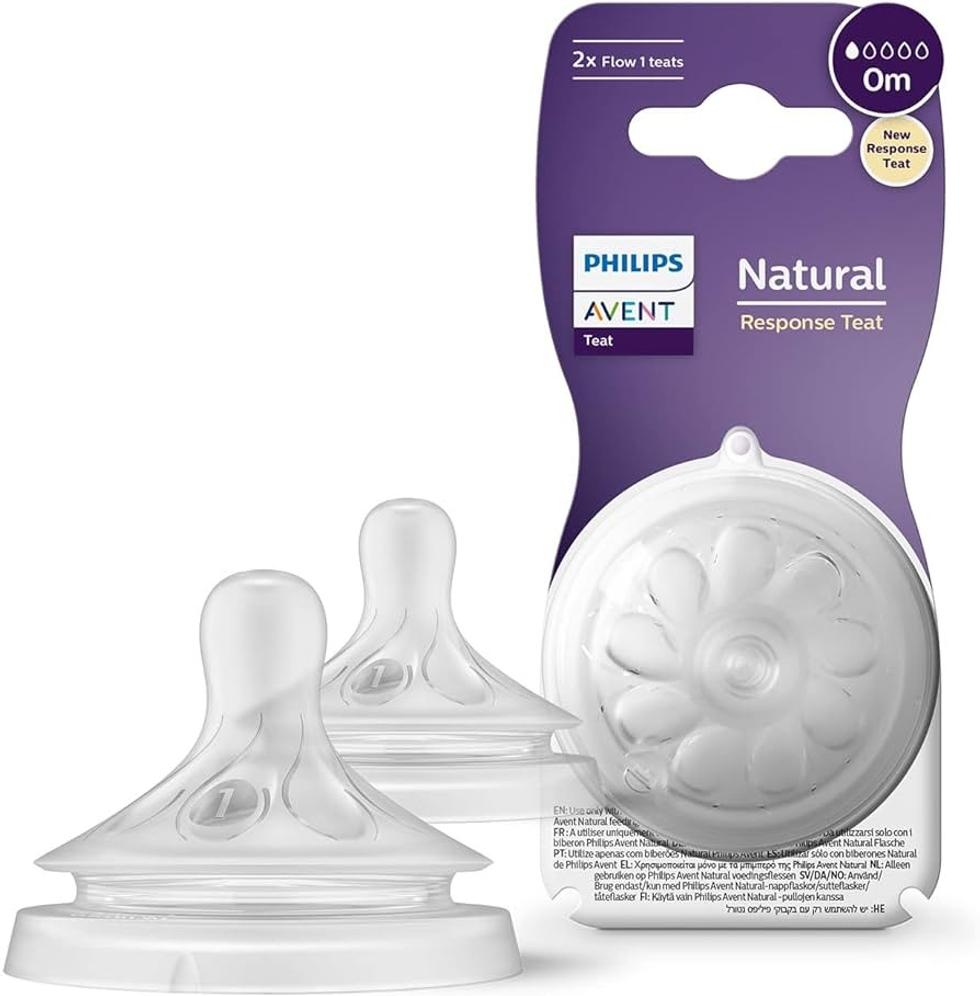 Philips Natural Response 2'li Biberon Emziği, 1 Numara, 0 Ay+