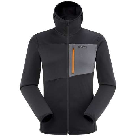 Siyah SHIFT HOODIE Erkek Kapşonlu Tam Fermuar Polar LFV12143 0247