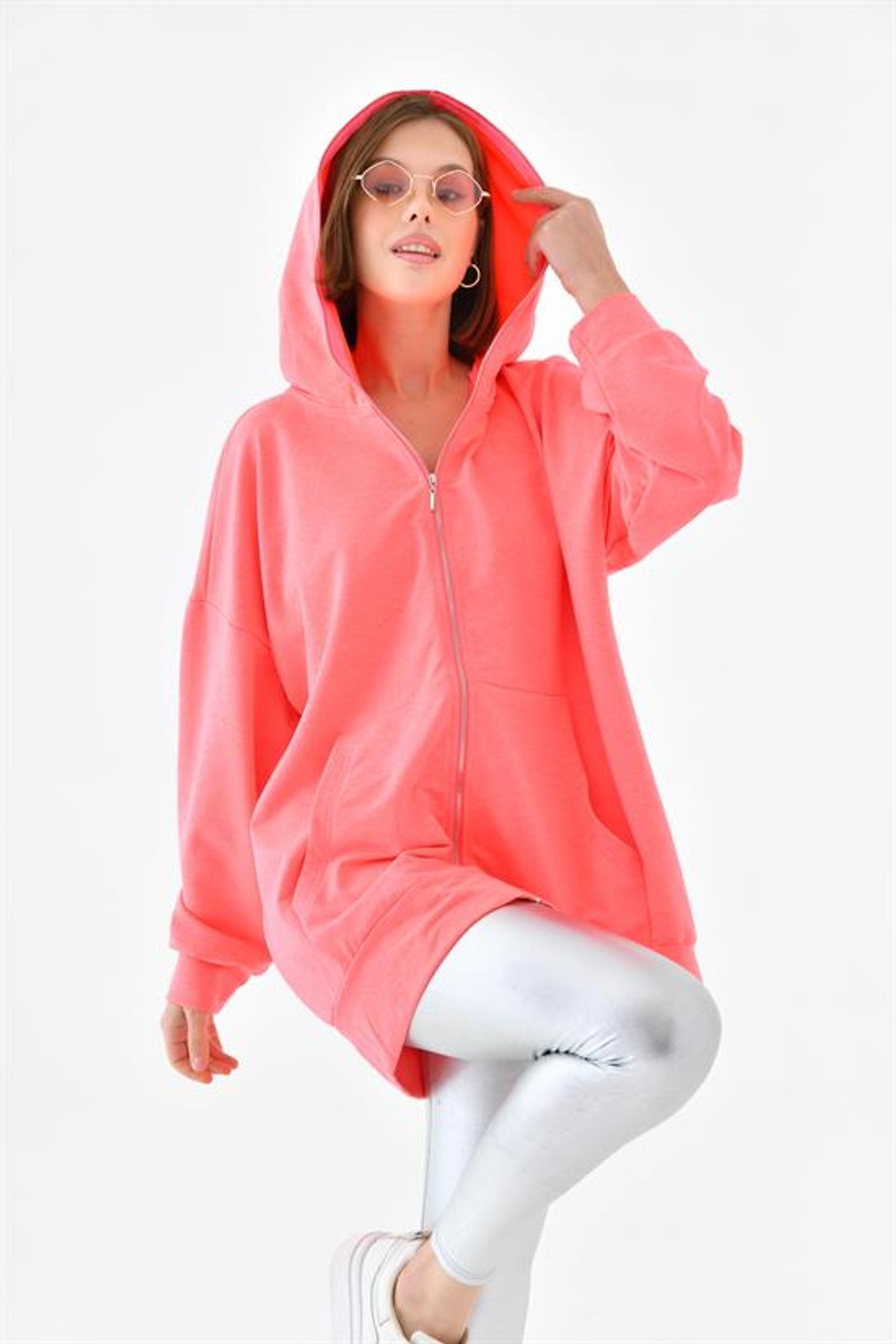 Ftz Women Kadın Fermuarlı Sweat N. 10005