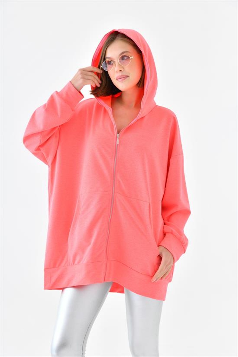 Ftz Women Kadın Fermuarlı Sweat N. 10005