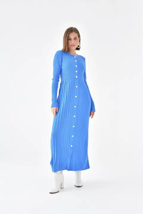Mavi Ftz Women Kadın Düğme Detaylı Elbise 20690