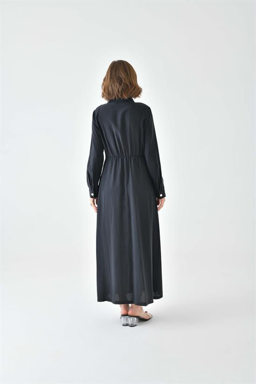 Ftz Women Kadın Modal Fermuarlı Elbise 30719