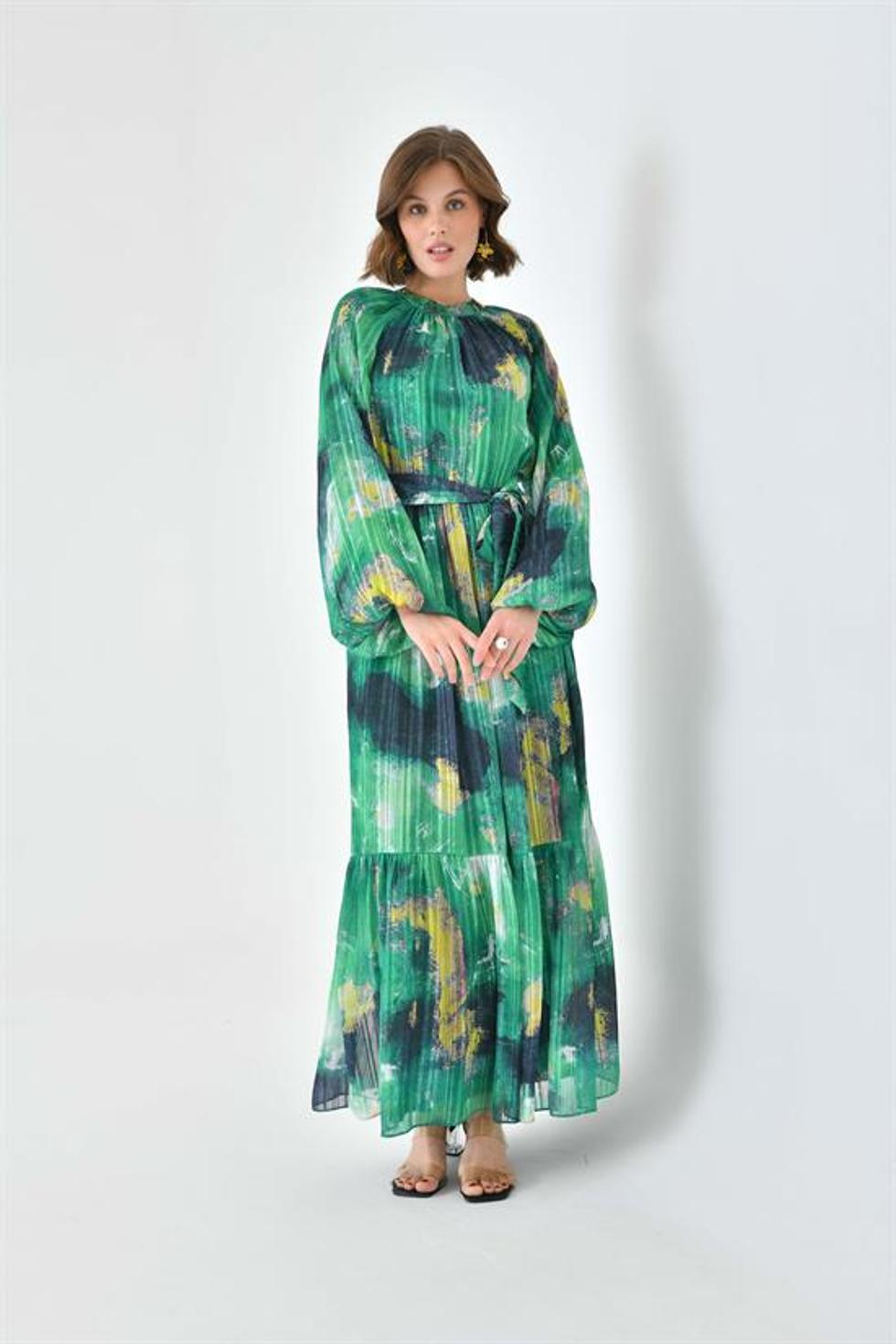 Ftz Women Kadın Desenli Elbise 30740