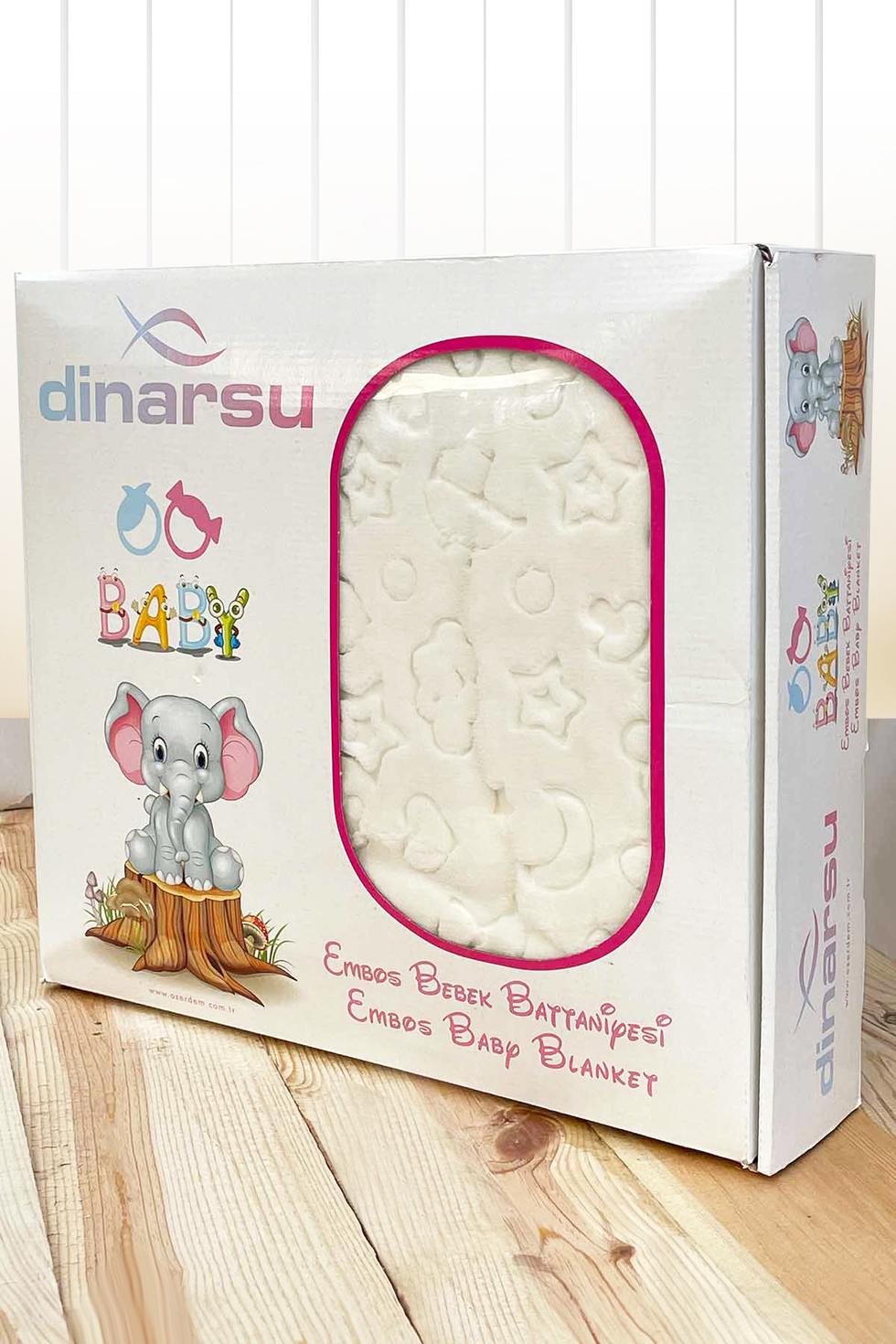 Dinarsu, Kutulu Kabartma Dokulu Bebek Battaniyesi 100x120