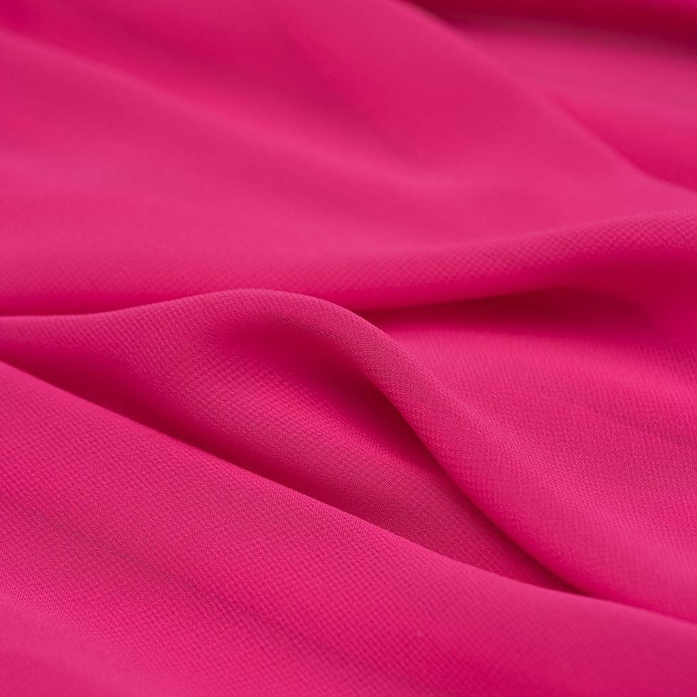 Multi Şifon Kumaş Canlı Fuşya 2108