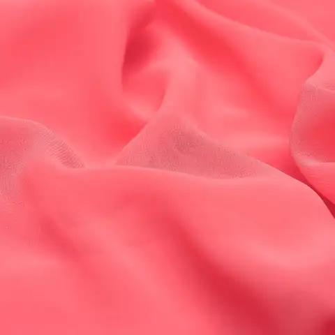 Multi Şifon Kumaş Mercan 2109