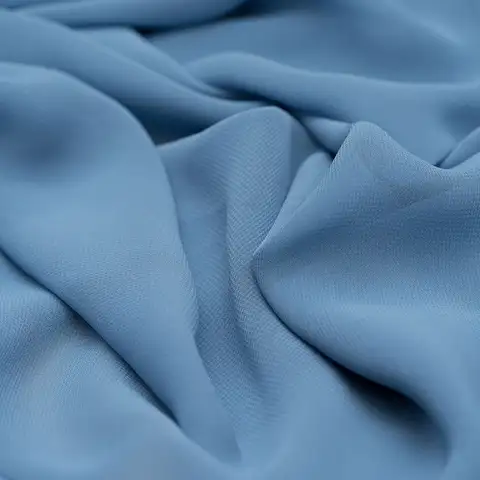 Multi Şifon Kumaş İndigo Blue 2119