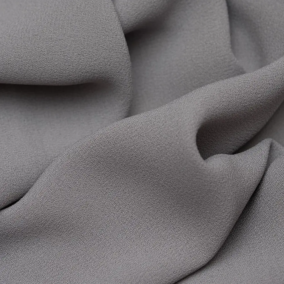 Zara Krep Kumaş Yeni Gri 2102