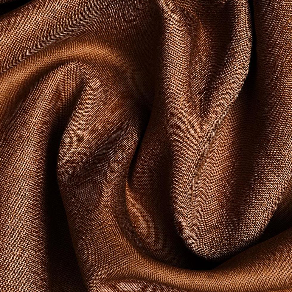 %100 Keten Kumaş Açık Kahve 905