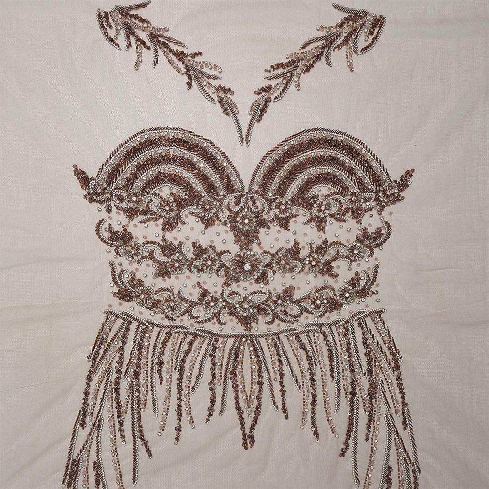 Büstiyer Hint İşleme Kumaş 700996