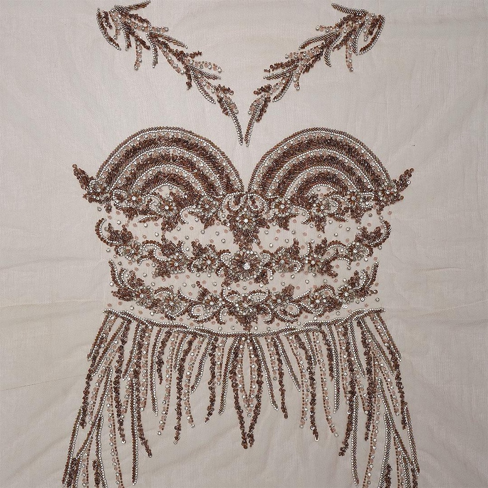 Büstiyer Hint İşleme Kumaş 700996