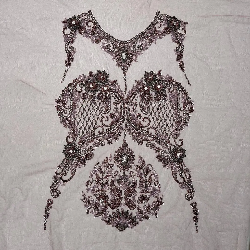 Büstiyer Hint İşleme Kumaş 700997-B