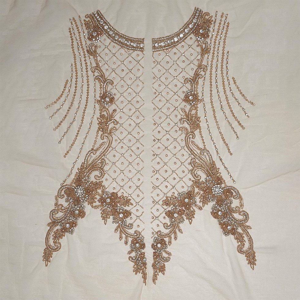 Büstiyer Hint İşleme Kumaş 2336