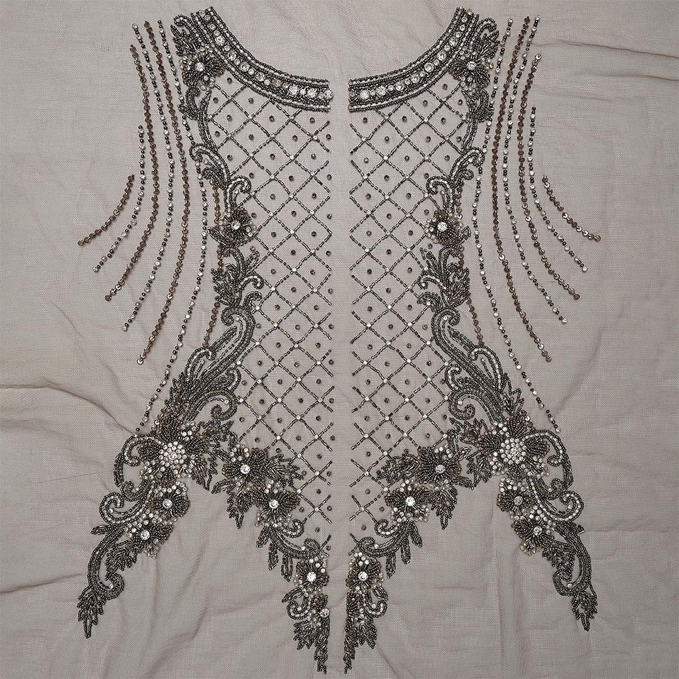 Büstiyer Hint İşleme Kumaş 2357