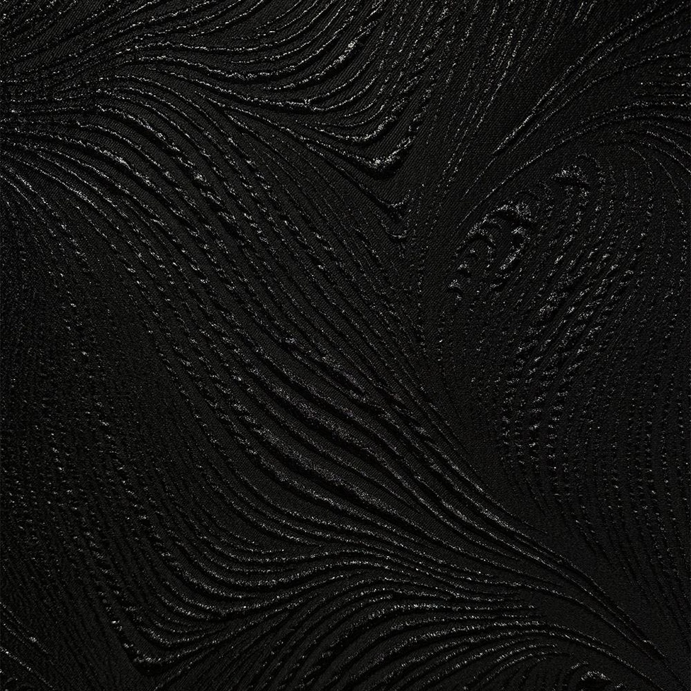 Simli Brokar Kumaş 10881 Siyah