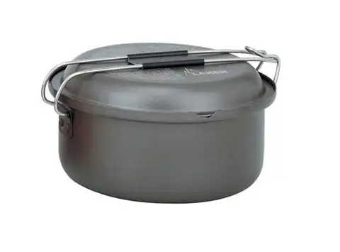 Tek Renk Alüminyum Teflon Kaplama Gıda Saklama Kabı Ø18cm - Gri LK6824