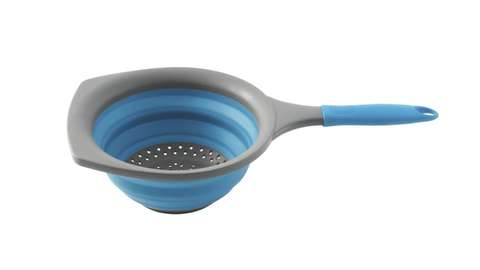 Tek Renk Collaps Colander Handle Blue Kevgir Out650367